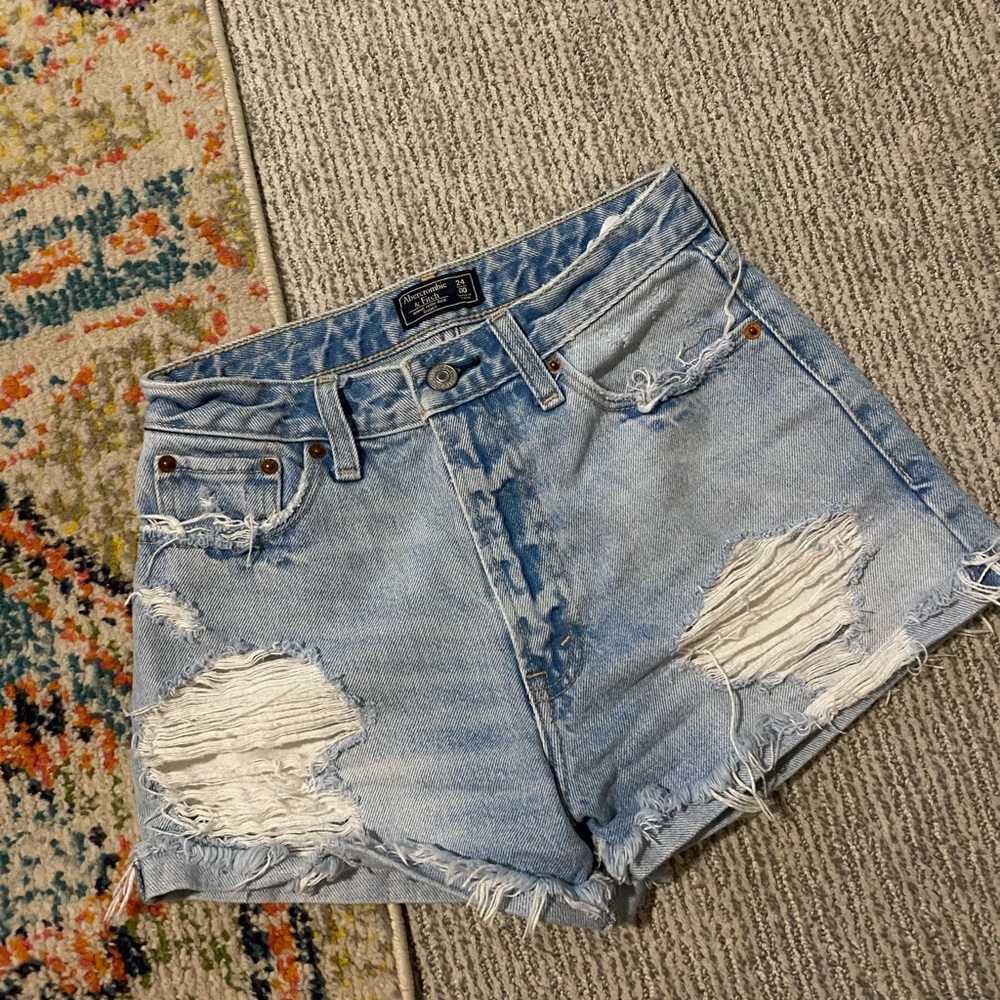 A&F High waisted Jean Shorts